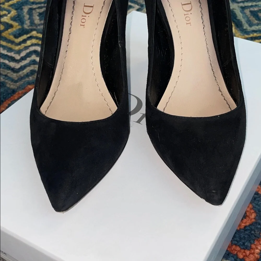 Dior Black and Red Heart Heels - Picture 5 of 10